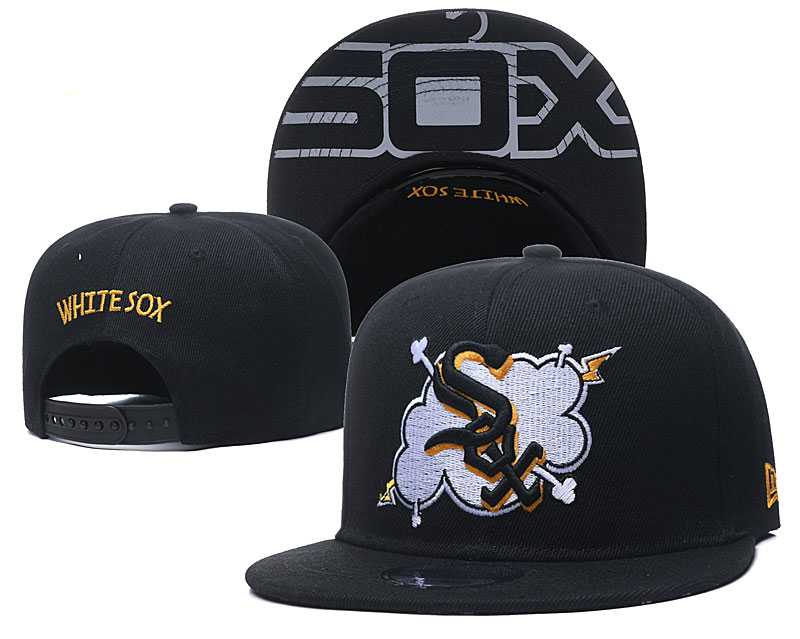 White Sox Team Logo Black Adjustable Hat GS,We sell and wholesale White Sox Team Logo Black Adjustable Hat GS on line form chian!